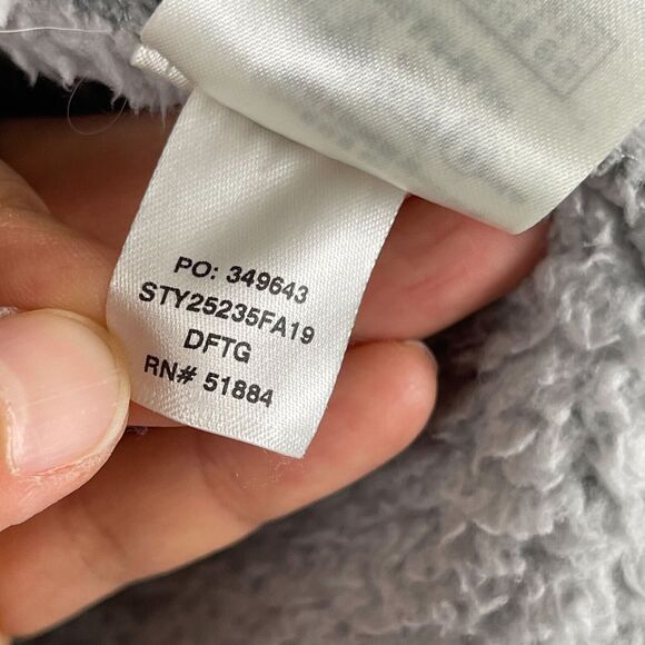 Patagonia Los Gatos Pullover Womens Medium Gray Fleece 1/4 Zip High Pile Outdoor - Picture 7 of 14